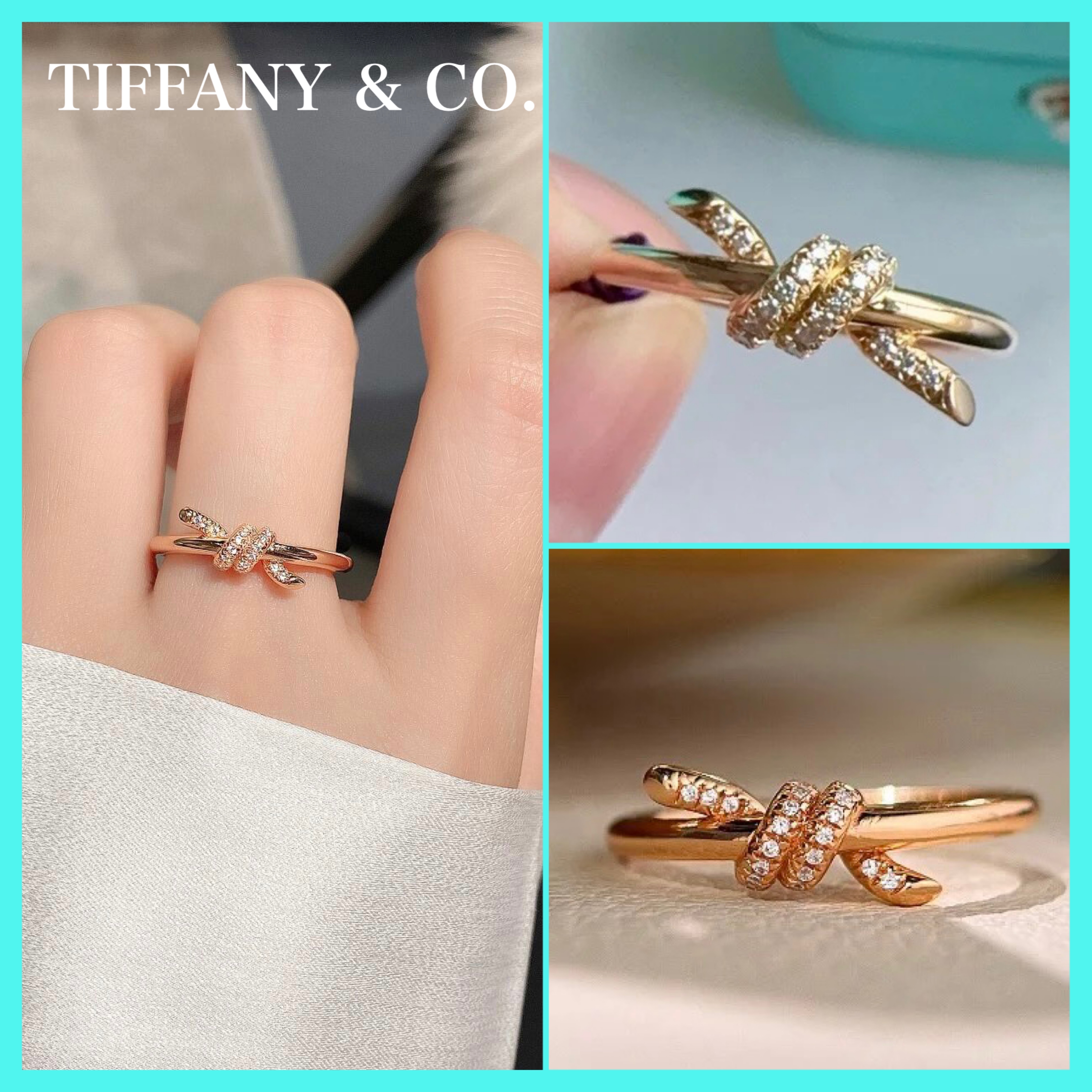 【Tiffany & Co】ティファニー ノット リング ダイヤモンド