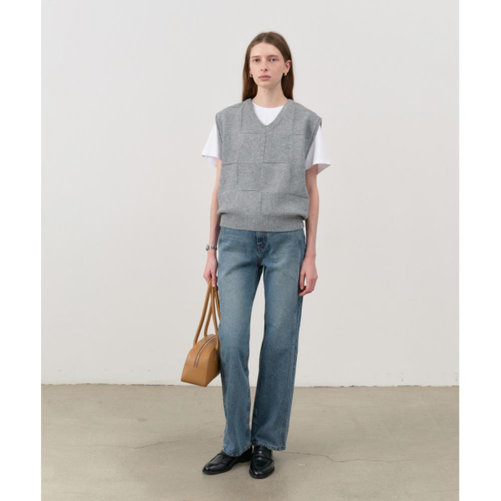 パンツ ^Dunst^ LINEAR STRAIGHT JEANS CLASSIC BLUE UDPA4C211B2