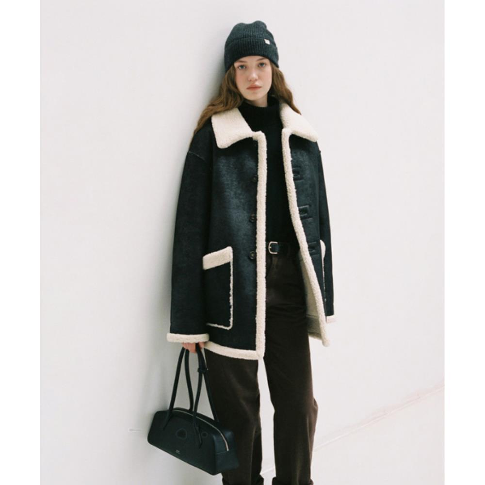 トートバッグ ^Dunst^ BAGUETTE SHOULDER BAG BLACK UDBA4F205BK