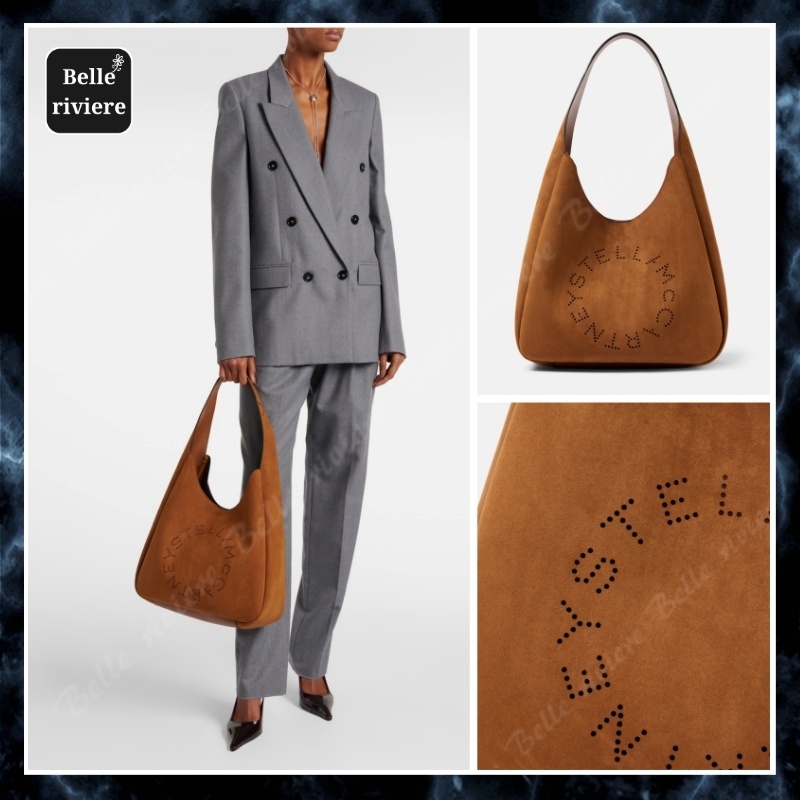 24AW new/Stella McCartney ロゴフェイクスエードトート Bag