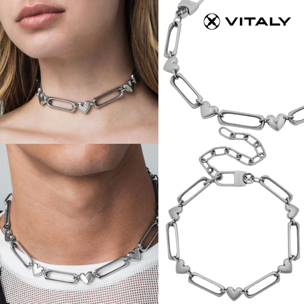 Vitaly Passion ハートチェーン ブレスレット 男女兼用