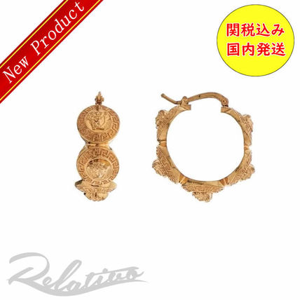 ゴールド（金色）系 VERSACE(ヴェルサーチェ) ピアス(レディース