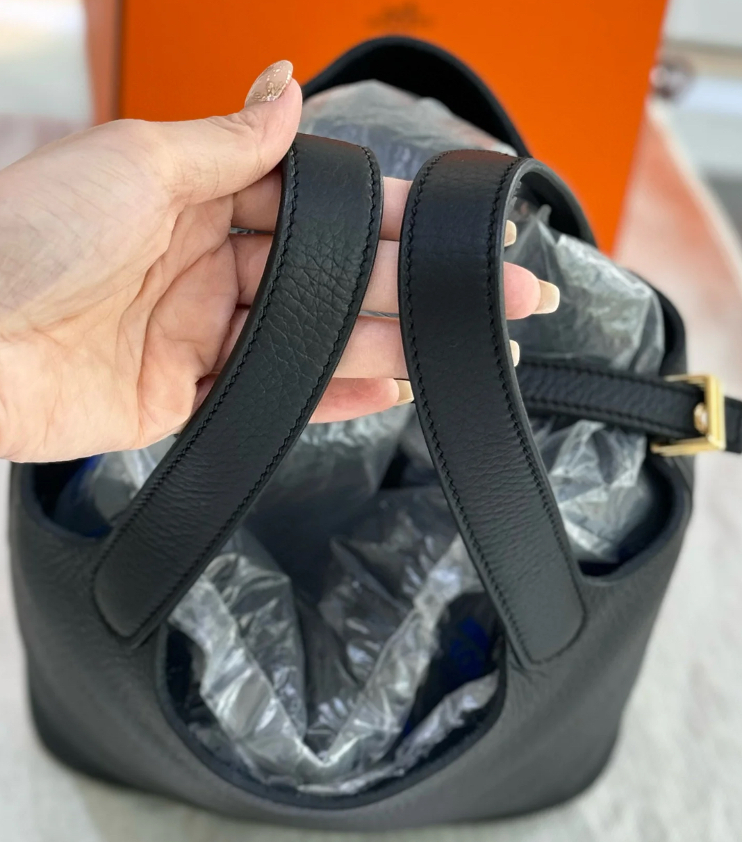 《入手困難 ♪》HERMES エルメス ピコタンロック 18 ブラック