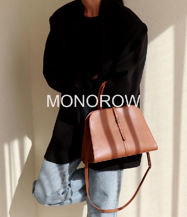 【MUCENT♥] BLANC MEDIUM BAG BURGUNDY CAMEL