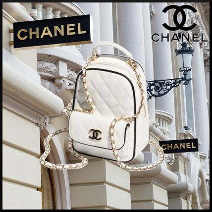 【お洒落なバイカラー♡】CHANEL ミニバックパック バイカラー CHANEL(シャネル) バックパック・リュック