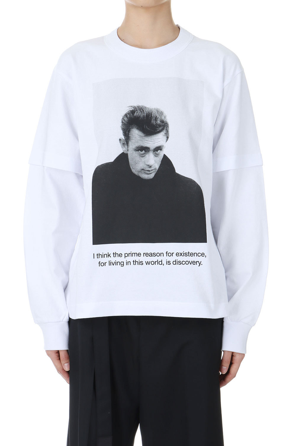 益若つばさ愛用《 Sacai 》× James Dean L/S picture T-shirt