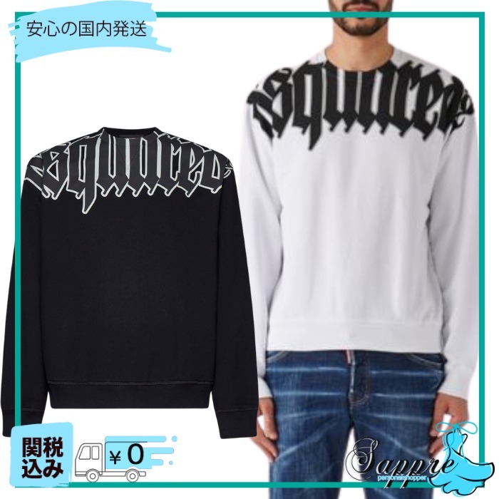D SQUARED2 コットン GOTHIC クールフィット スウェットシャツ