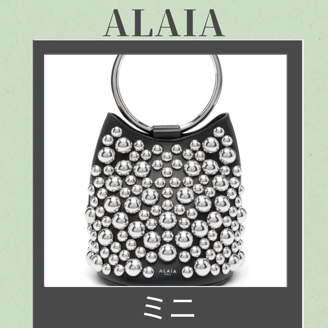 【ALAIA】VIP価格【RINGバケットバック】ミニ