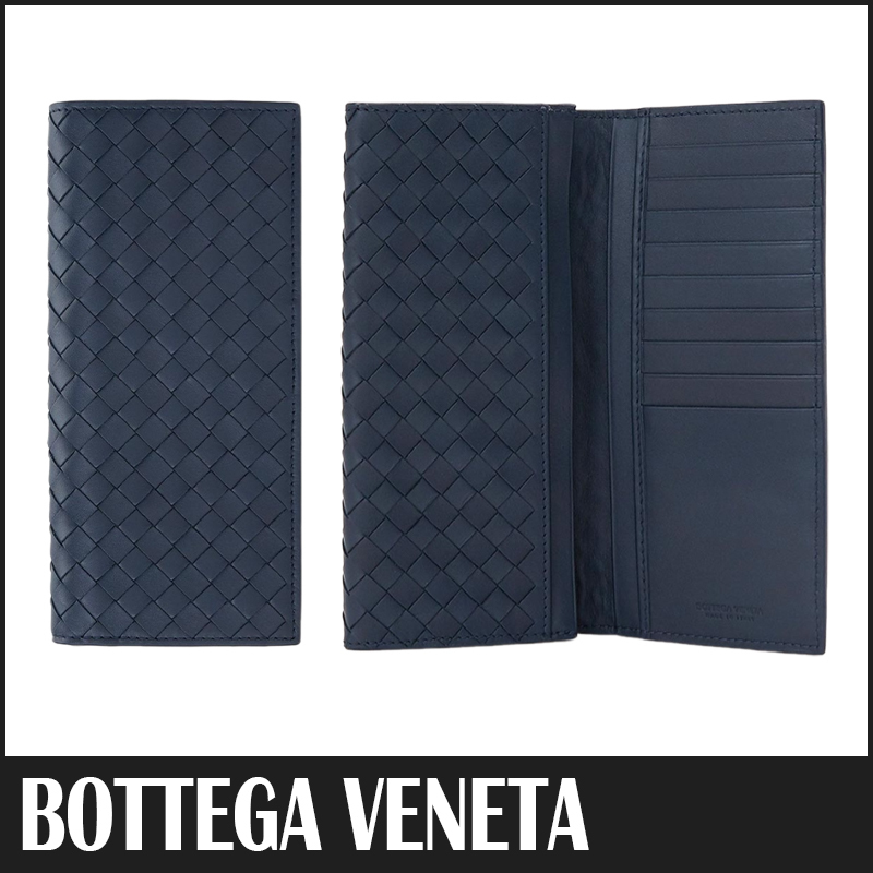 ☆送料関税込☆BOTEGA VENETA イントレチャート 長財布 メンズ☆