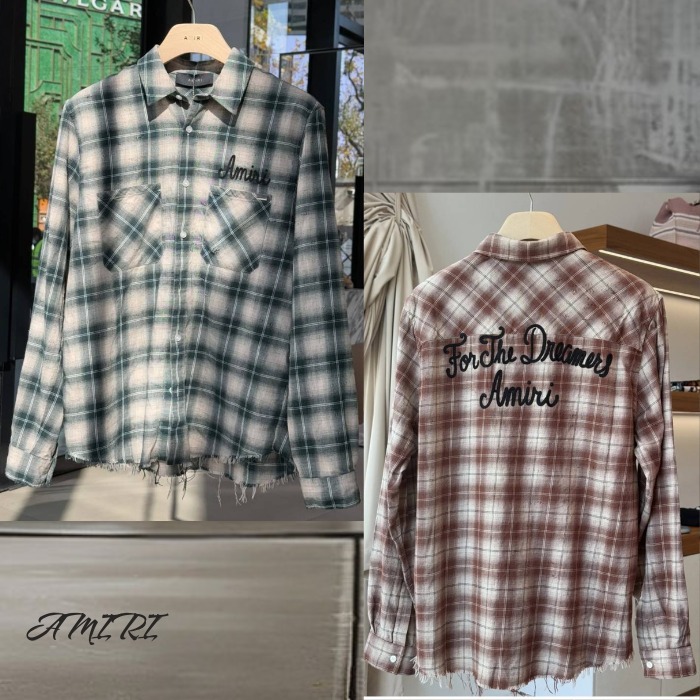 《クラシックとモダンが融合した逸品》【AMIRI】チェックシャツ