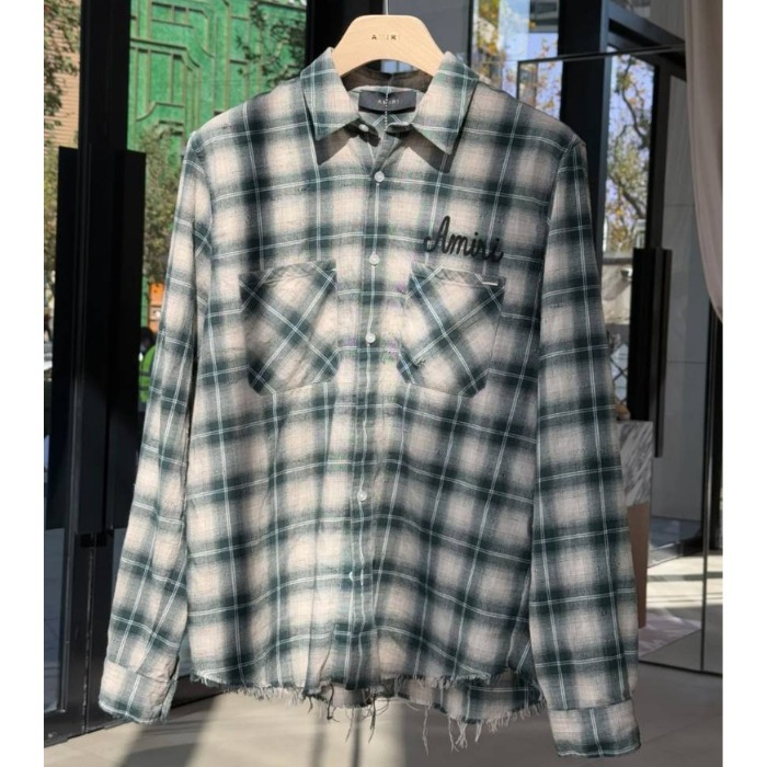 《クラシックとモダンが融合した逸品》【AMIRI】チェックシャツ