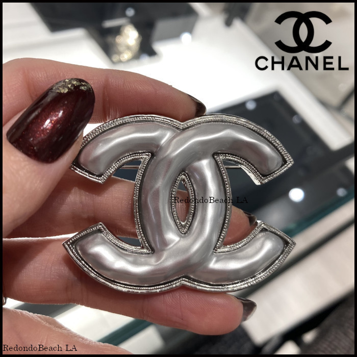 【気品溢れるシルバー】CHANEL★ブローチ★期間限定