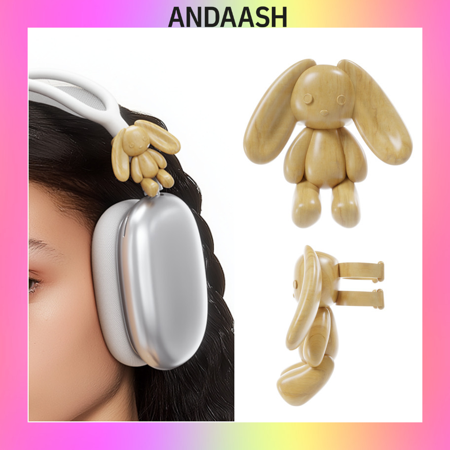 【ANDAASH】And A Wish★AirPods Max Case Parts Bunny Wood