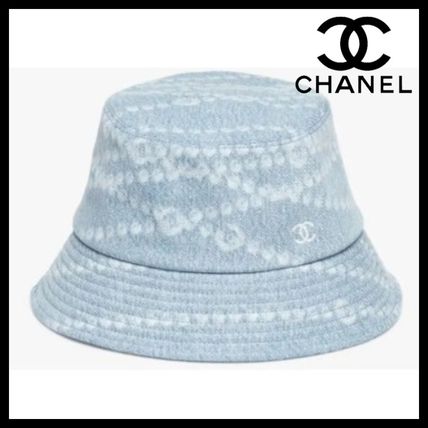 ブルー（青）系 CHANEL(シャネル) ハット(レディース) - 海外