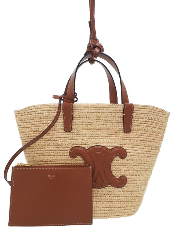 国内発 CELINE ティーン サプル パニエ カゴバッグ 人気 (CELINE