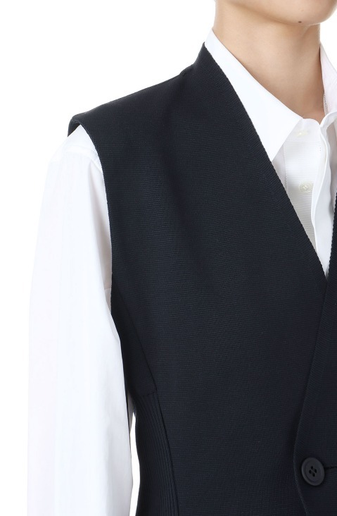 CFCL 完売 MILAN LONG VEST ロングジレ ブラック 黒の通販 by