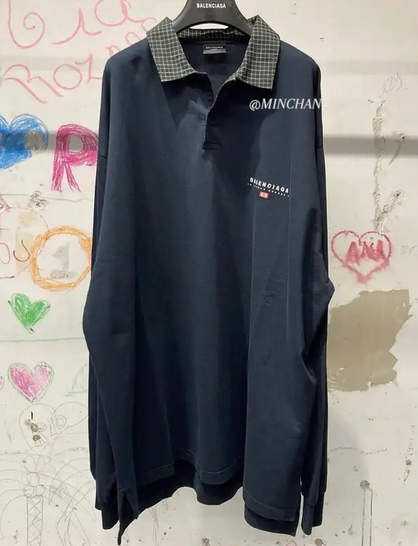 【BALENCIAGA】LONG SLEEVED POLO SHIRT ポロシャツ