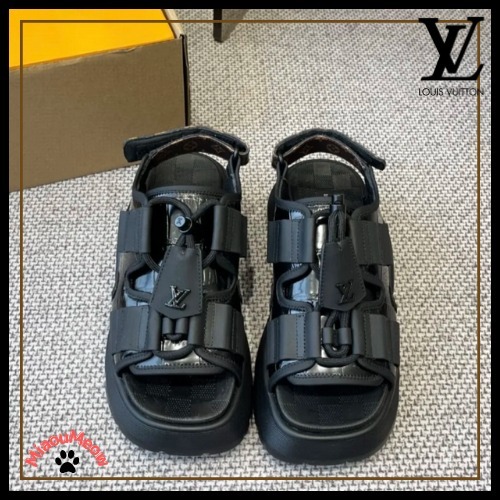【厚底で履き心地◎】LouisVuitton★サンダル カメレオンライン