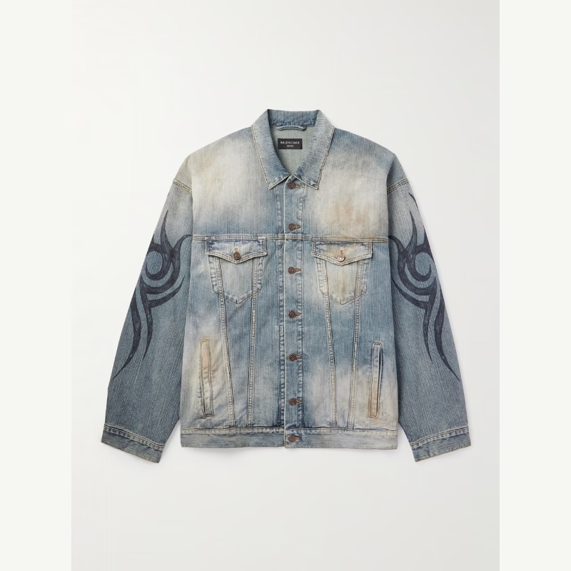 ◇BALENCIAGA 最新作◇オーバーサイズ デニムジャケット/Blue◇