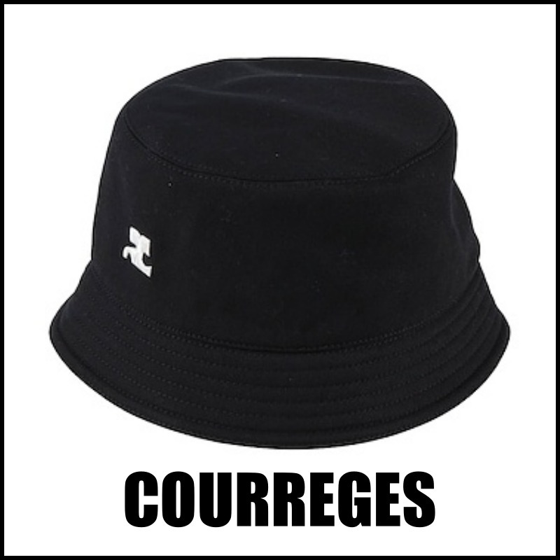 【Courreges 】ロゴ バケットハット ※送関込