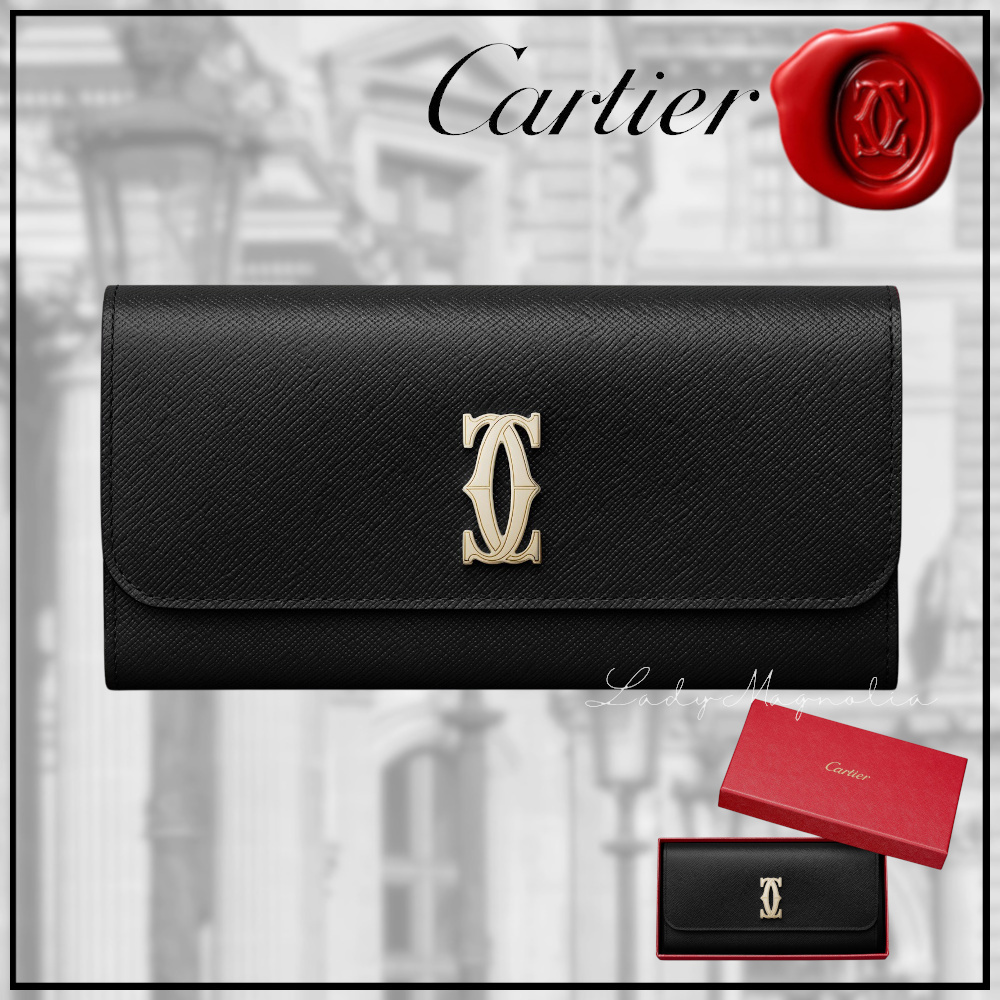 【Cartier】25SS日本未入荷 C ドゥ カルティエ ロングウォレット