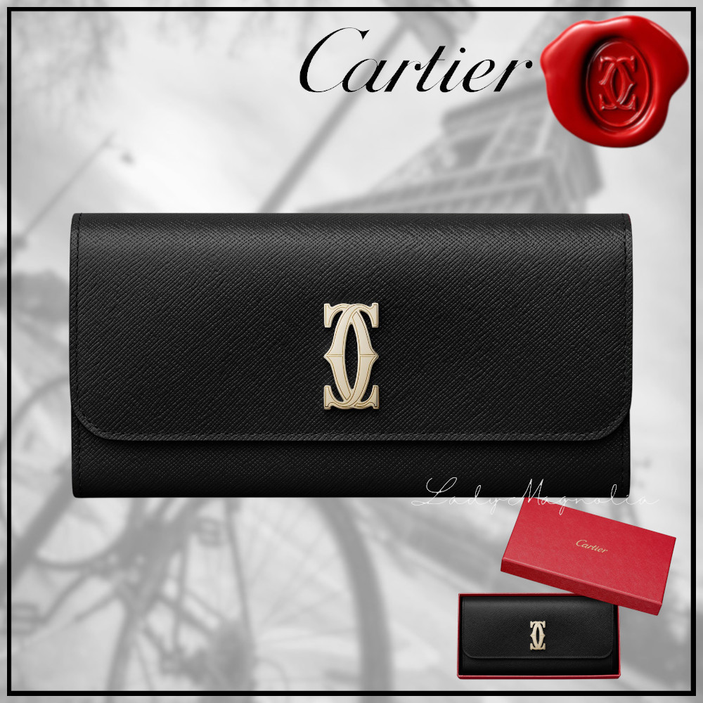 【Cartier】25SS日本未入荷 C ドゥ カルティエ ロングウォレット