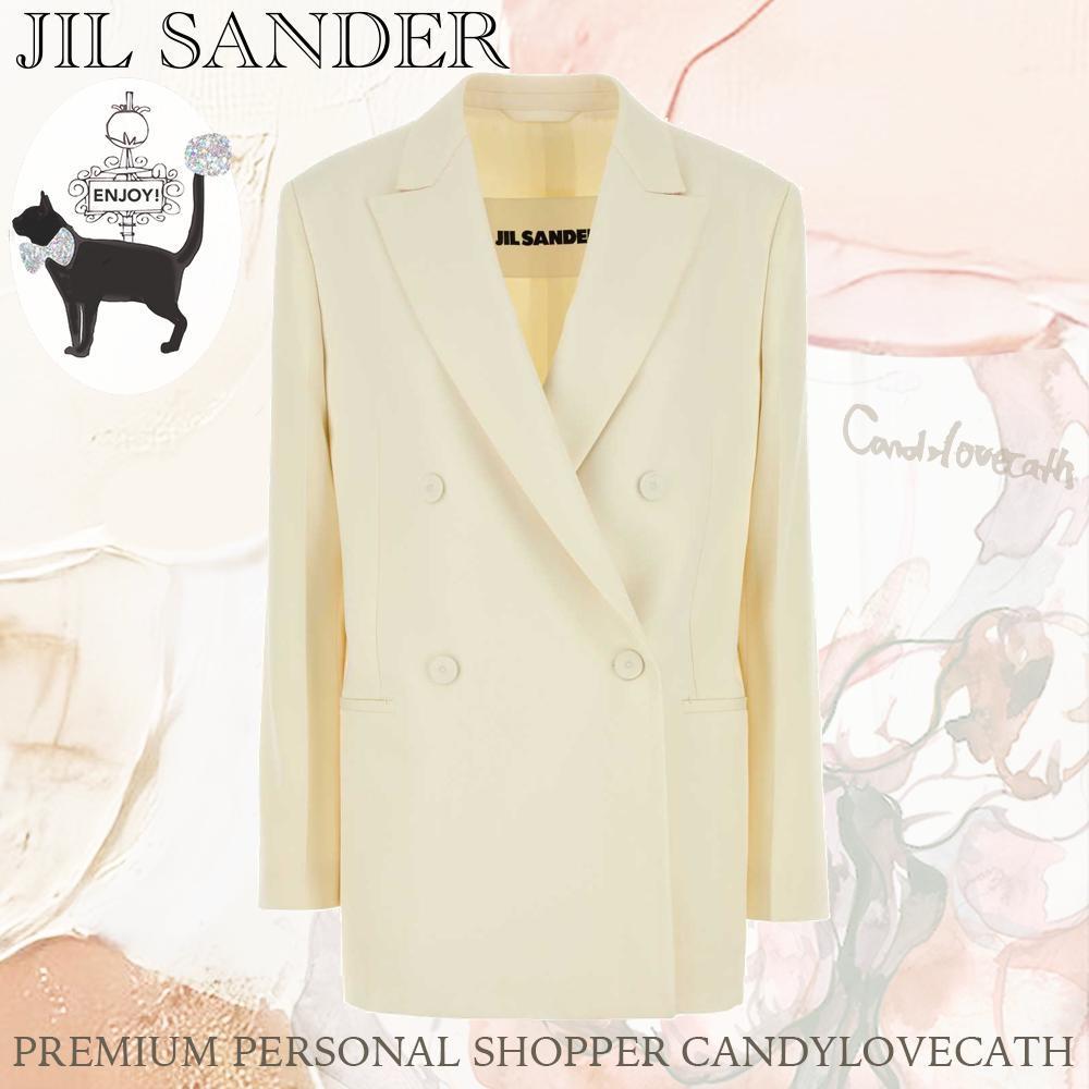 ジャケット JIL SANDER Cream Wool Blazer