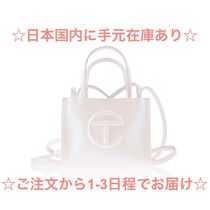 即お届け TELFAR テルファー スモール バッグ パール ホワイト