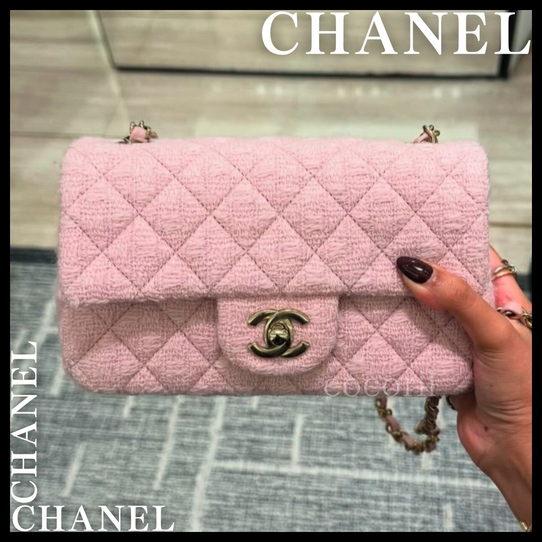 24AW【ガーリーピンク】◆CHANEL◆ミニクラシック ハンドバッグ
