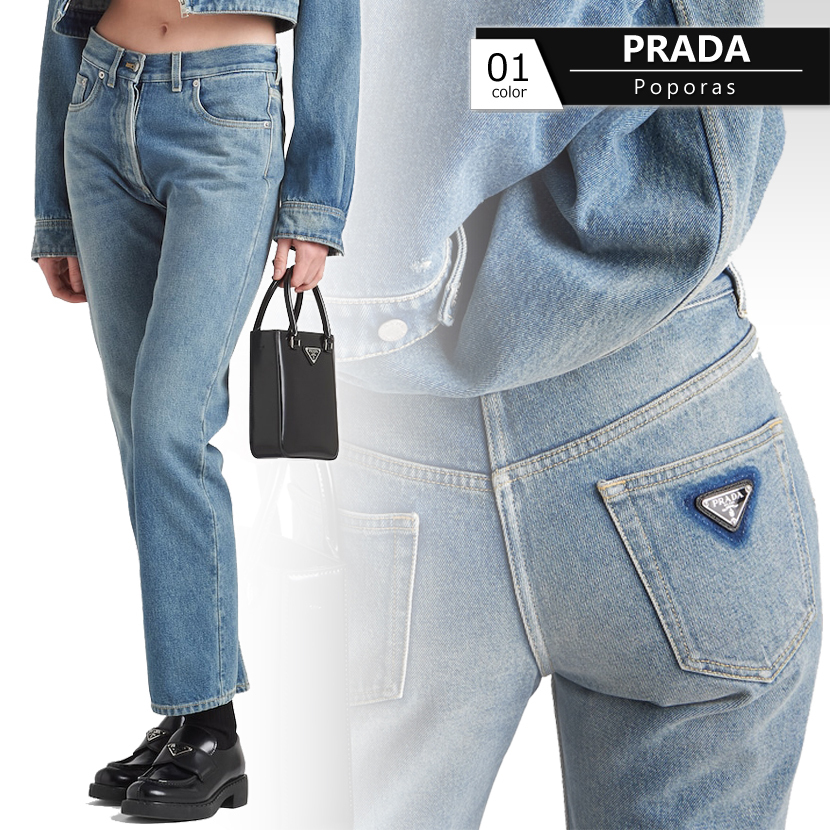 タイムレス【PRADA】オーガニックデニム 5ポケット ジーンズ