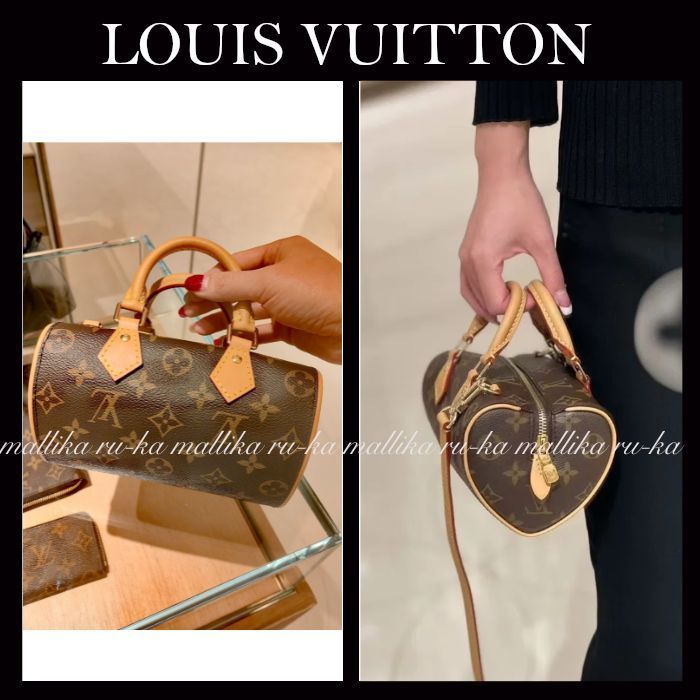 ☆国内発☆ハート型が可愛い【LOUIS VUITTON】ナノ スピーディ