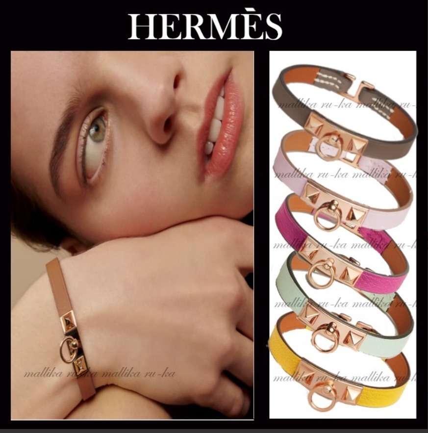スタイリッシュ☆【HERMES】レザーブレスレット