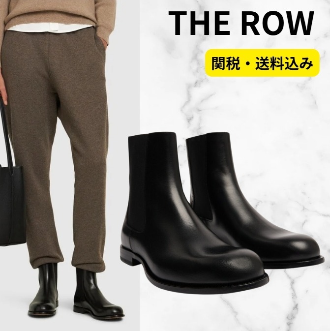 1足で主役になる★THE ROW Novus レザーチェルシーブーツ
