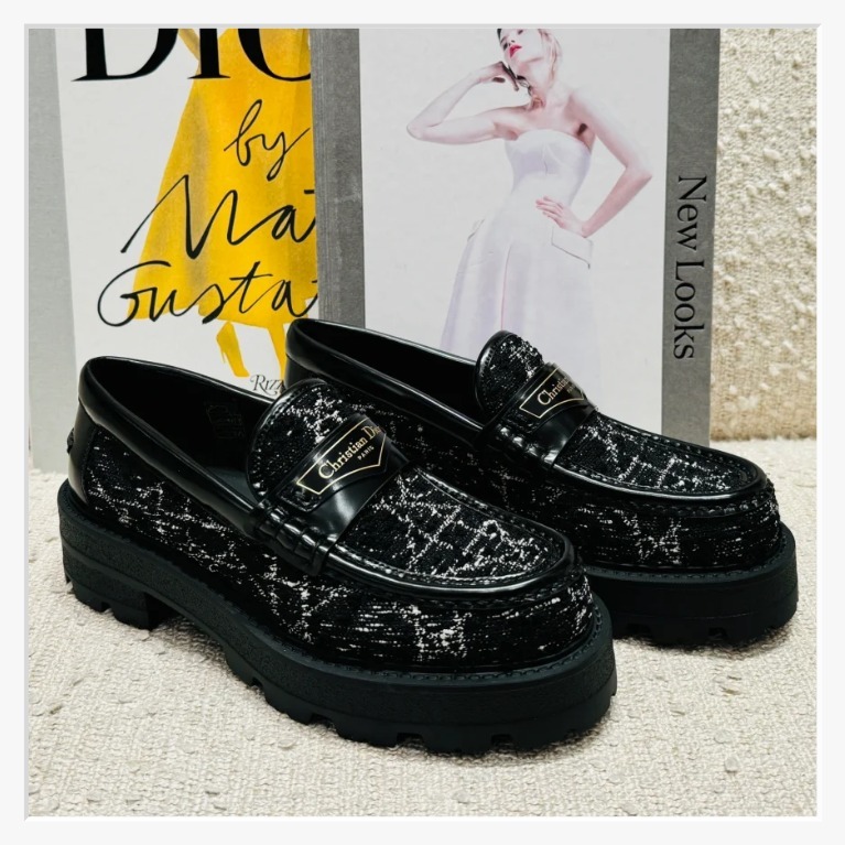 《エレガントで上品♪》Dior Boy プラットフォーム ローファー
