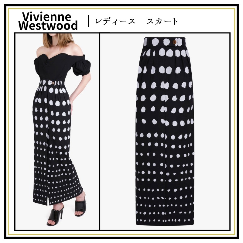 【Vivienne Westwood】イマンスカート ドット 関送無料