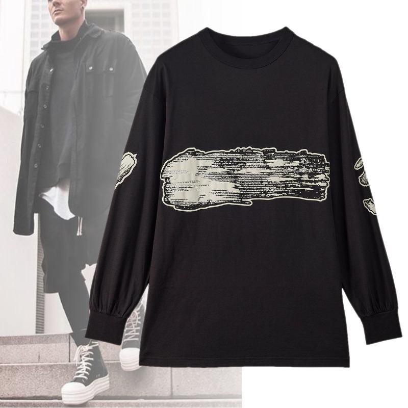 関送込 Y-3★ワイスリー 長袖Tシャツ グラフィックロゴ