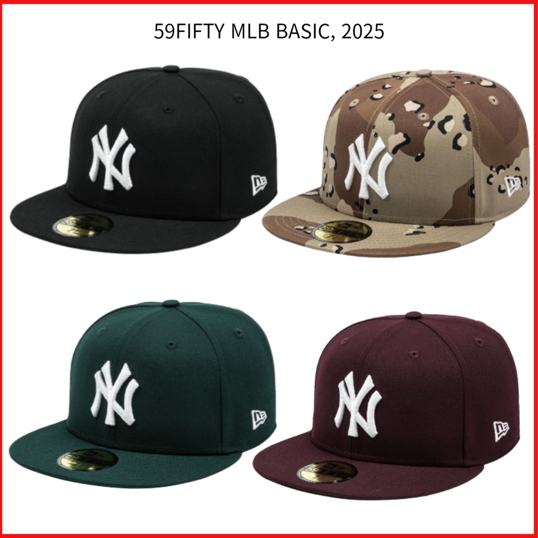 Newera■MLB New York Yankees Basic Size Cap ■送料込