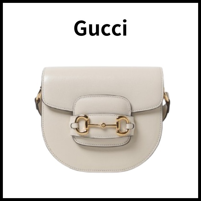 GUCCI グッチ ミニ ラウンドショルダーバッグ ホワイト