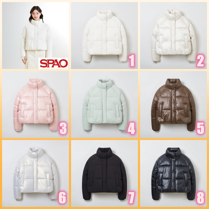 ★SPAO★Pastel Puffer (8 colors) ★SPJPE4TG01