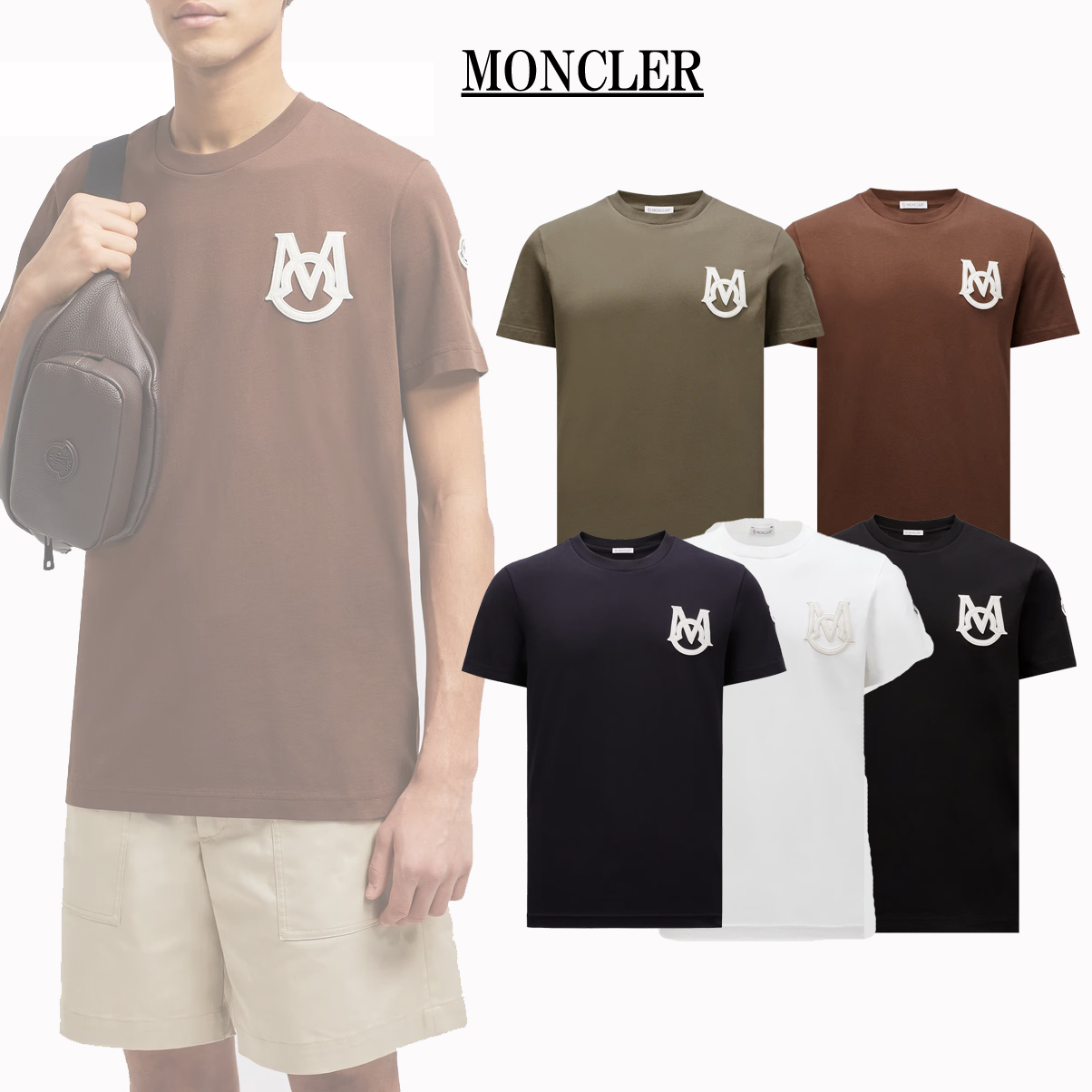 MONCLER モンクレール モノグラム コットン Tシャツ