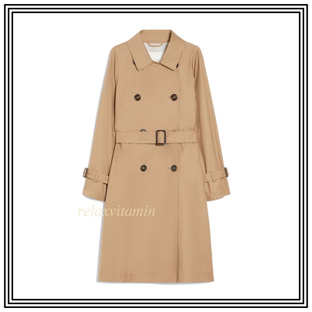★Max Mara★CTRENCH ミディアム トレンチコート キャメル