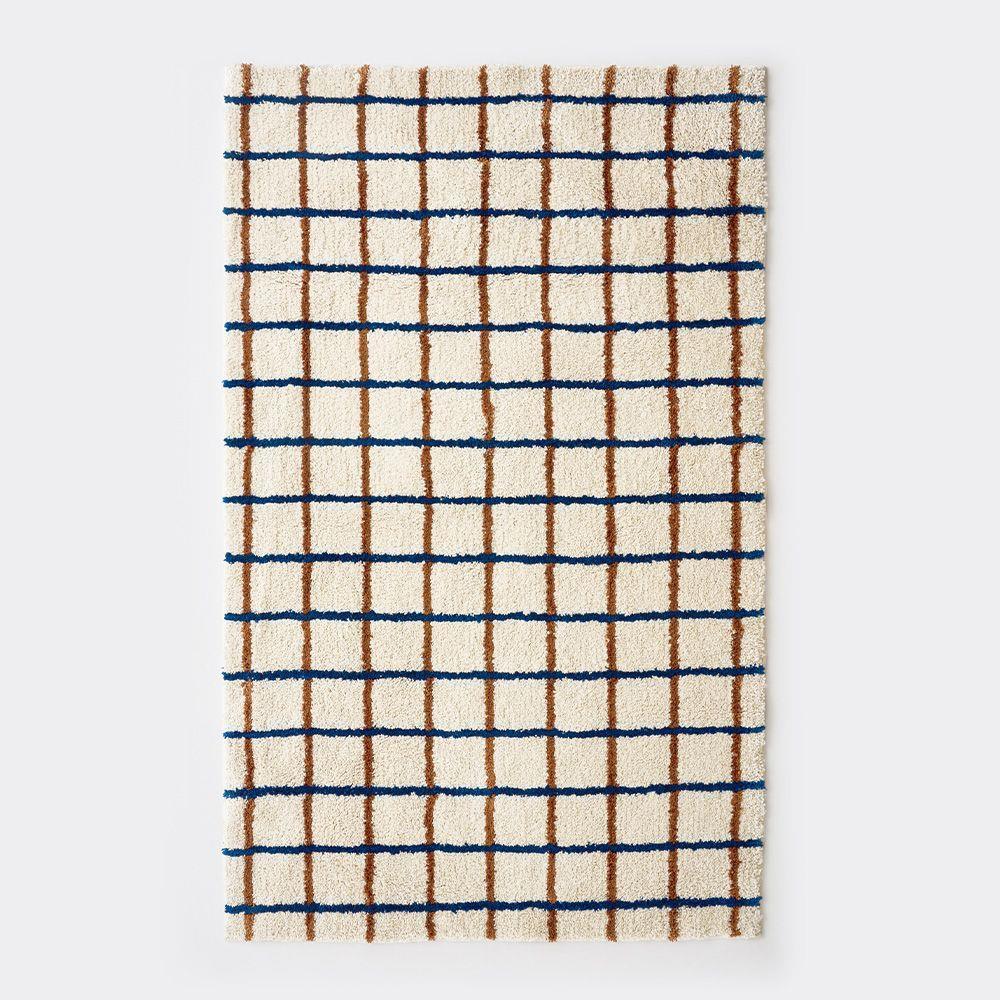 BO WELL [BWTZ] Fluffy long pile jacquard rug living room rug