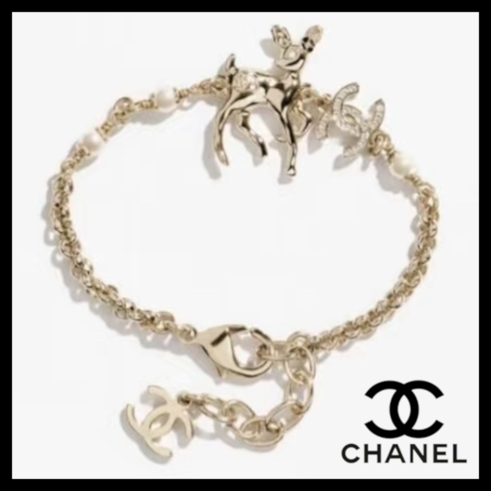 【バンビが可愛すぎる♪】CHANEL ブレスレット