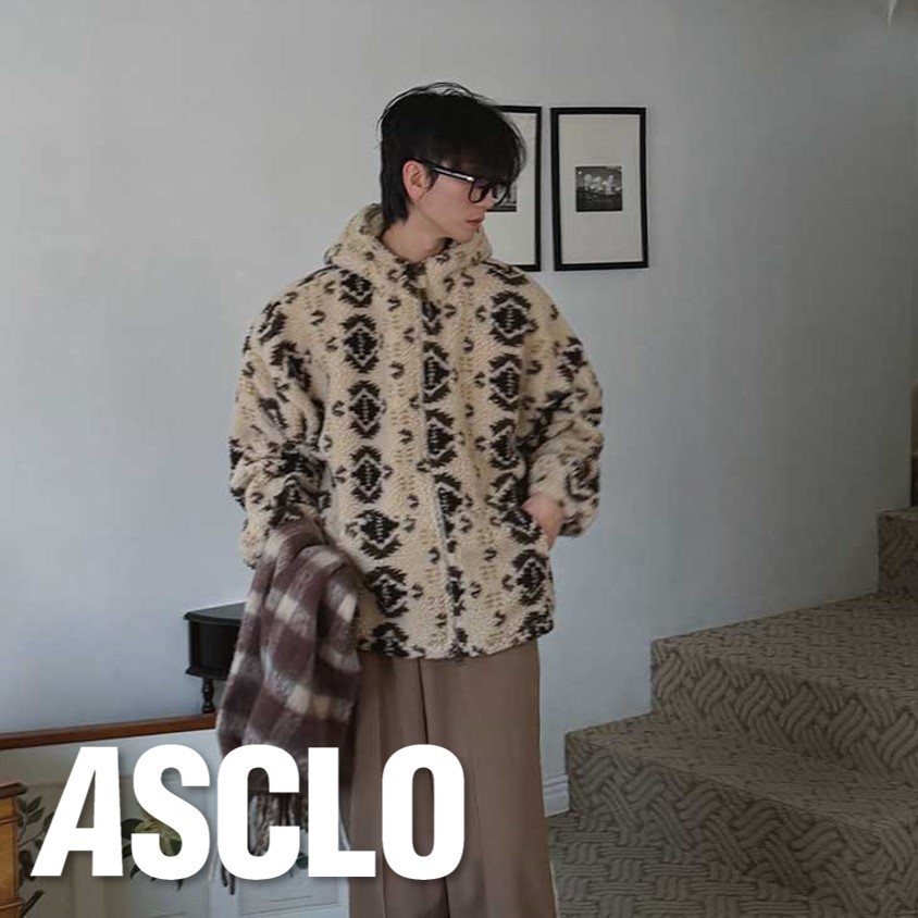 アウターその他 ASCLO Ninja Boa Hood Zip Up (2color)