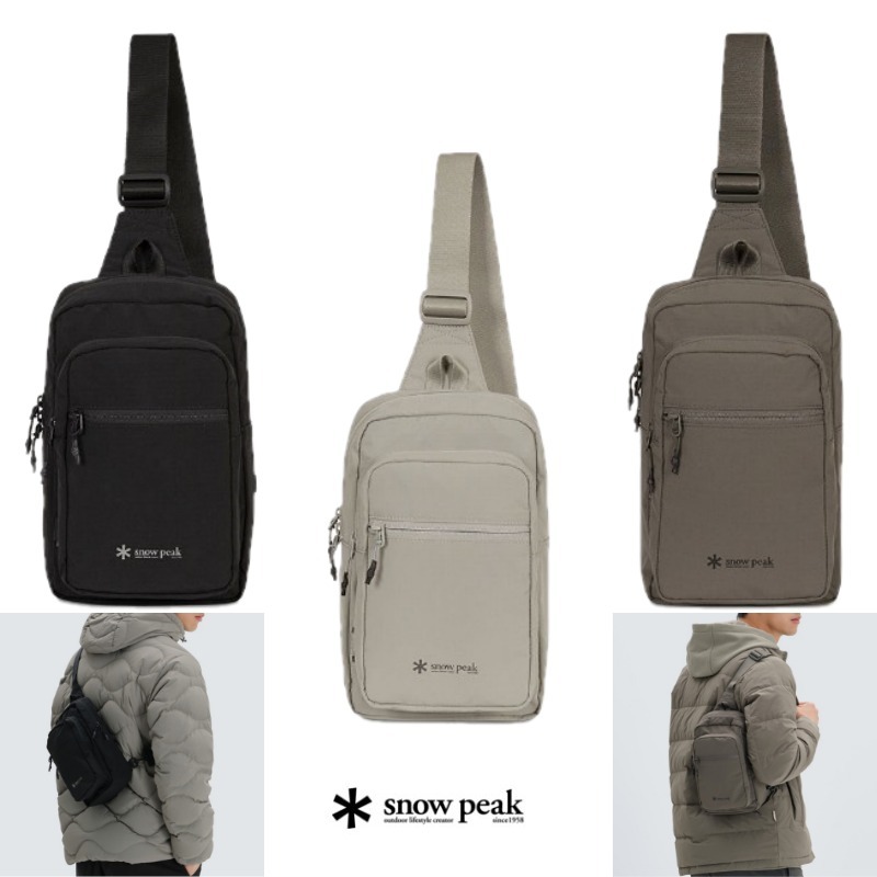 snow peak ユニセックス Dual Tech スリングバッグ 3colors