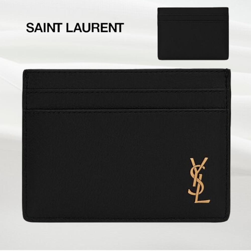 【SAINT LAURENT】グレインレザーのカードケース