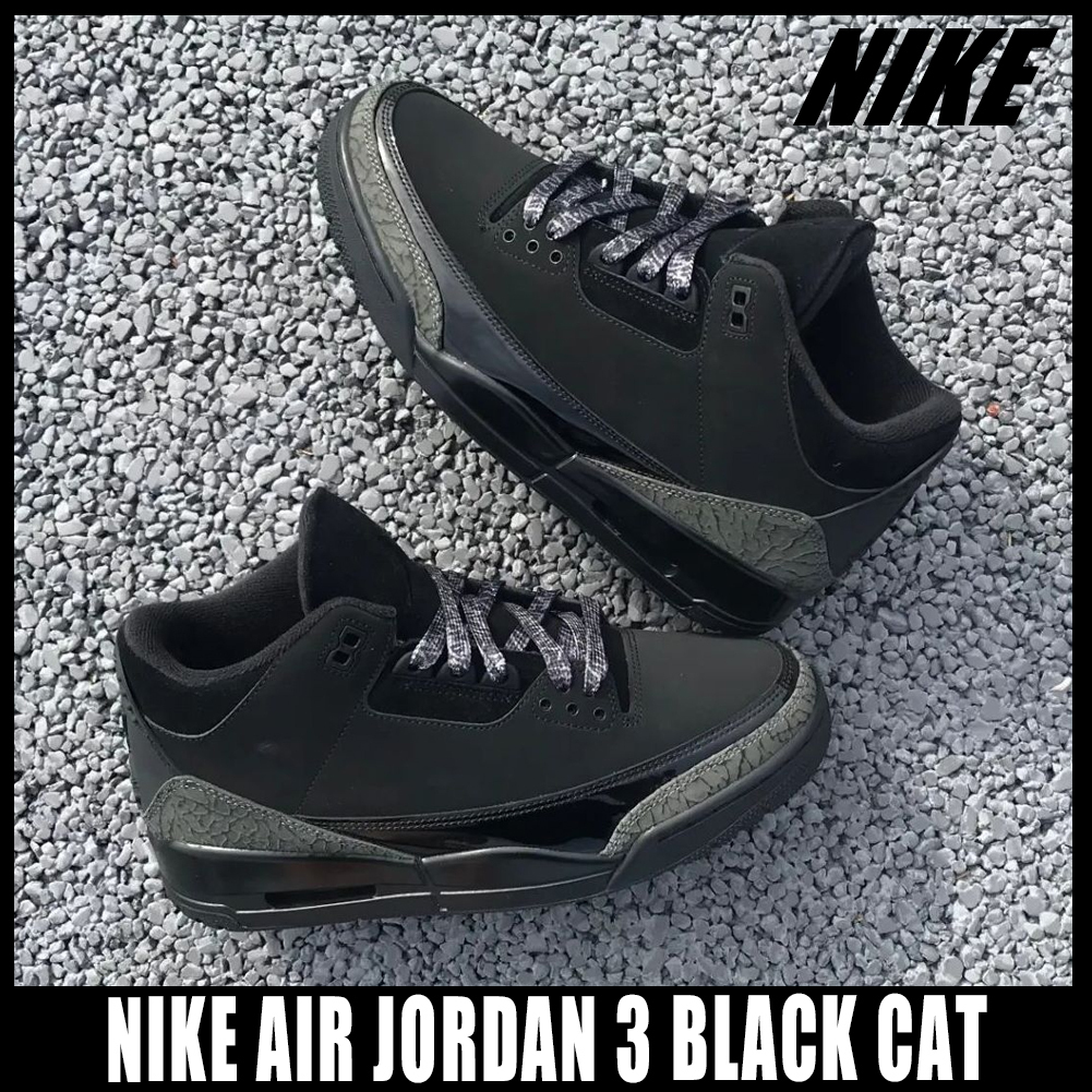 ◆正規品◆NIKE AIR JORDAN 3 BLACK CAT◆関税込◆人気商品◆