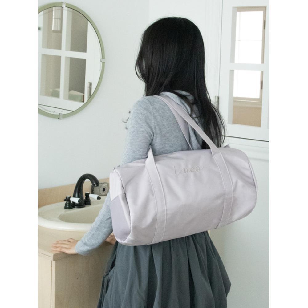 ◎IROCO◎ logo duffle bag_lilac