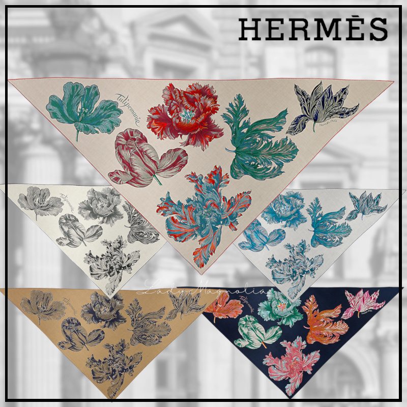 【HERMES】2025SS チューリップマニア トライアングル ジェアン
