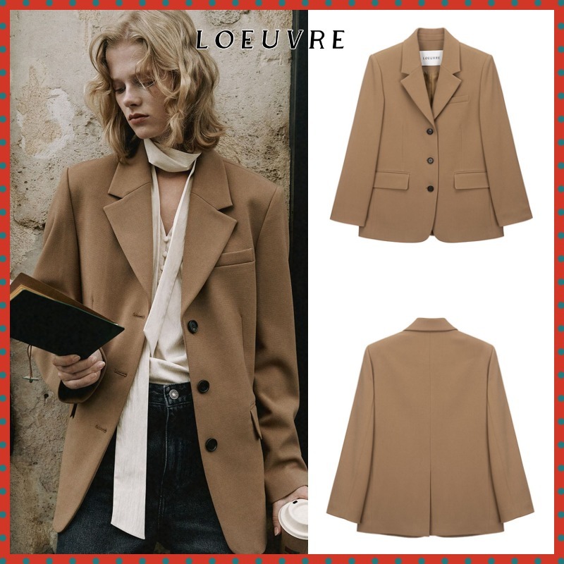 ジャケット LOEUVRE Oversized Notched Collar Blazer SW3AJ35796